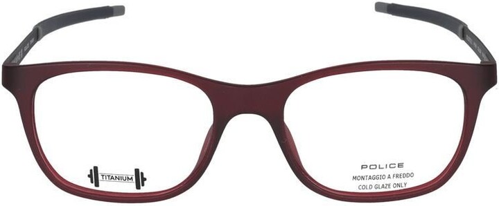 Police Solstice 2 Rectangular Frame Glasses