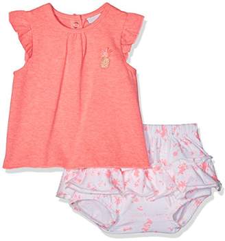 3 Pommes Baby Girl's Full Summer Clothing Set,(Manufacturer Size:6M/9M) Pack of 2