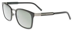 Montblanc Mb591s 97q Matte Black Square Sunglasses.
