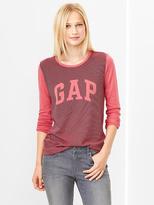 Thumbnail for your product : Gap Stripe arch logo tee