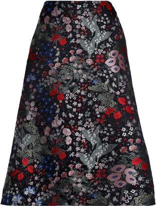 Valentino Floral-jacquard Skirt