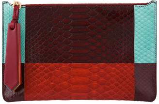 Sophie Hulme Leather Wrist Pouch