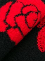 Thumbnail for your product : Barrie Roses cashmere scarf