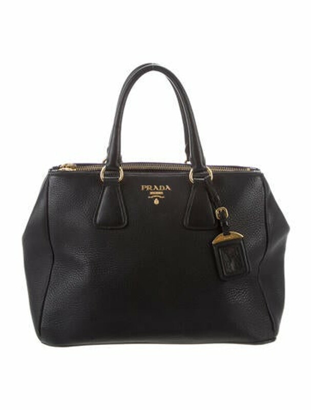 Prada Daino Zip-top Tote Bag | Shop the 
