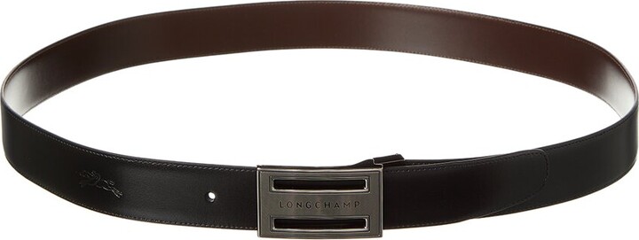 Longchamp Reversible Leather Belt - ShopStyle