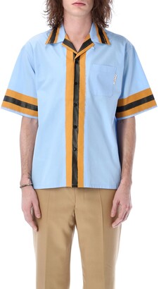 Marni Blue Men's Short Sleeve Shirts | Shop the world's largest 