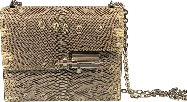Hermes Kelly Mini lizard handbag - ShopStyle Shoulder Bags