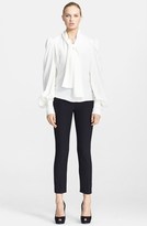 Thumbnail for your product : Alexander McQueen Poet Sleeve Silk Blouse