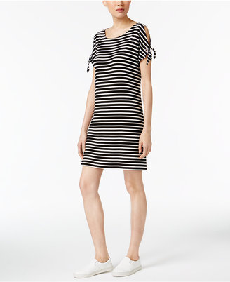 Calvin Klein Split-Sleeve T-Shirt Dress