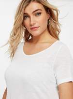 Thumbnail for your product : Evans White Short Sleeve T-Shirt