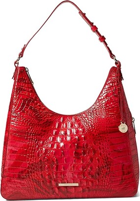BRAHMIN Melbourne Collection Lorelei Pink Cosmo Shoulder Bag