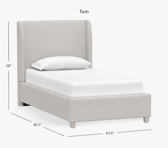 Pottery Barn Kids Carter Wingback Storage Bed