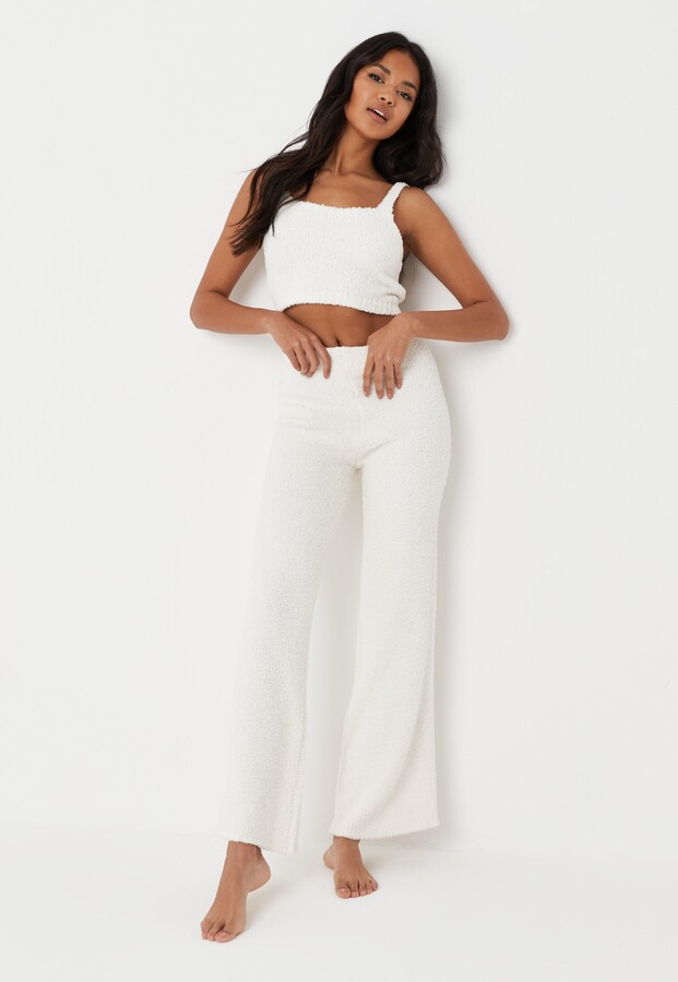 Wide Leg Missguided Tall Loungewear Missguided Recycled Tall Cream