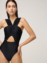 Thumbnail for your product : Self-Portrait One Piece Swimsuit W/ Cut Out