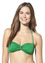 Thumbnail for your product : Mossimo Women's Mix and Match Twist Bandeau Swim Top -Carolina Green