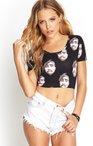 Thumbnail for your product : Forever 21 Tupac Crop Top