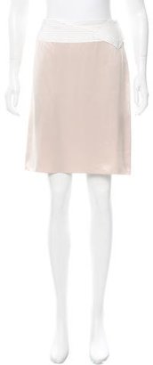 Bottega Veneta Satin Knee-Length Skirt