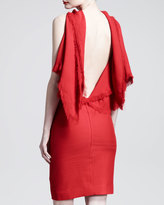 Thumbnail for your product : Gareth Pugh Triangle Draped Backless Dress