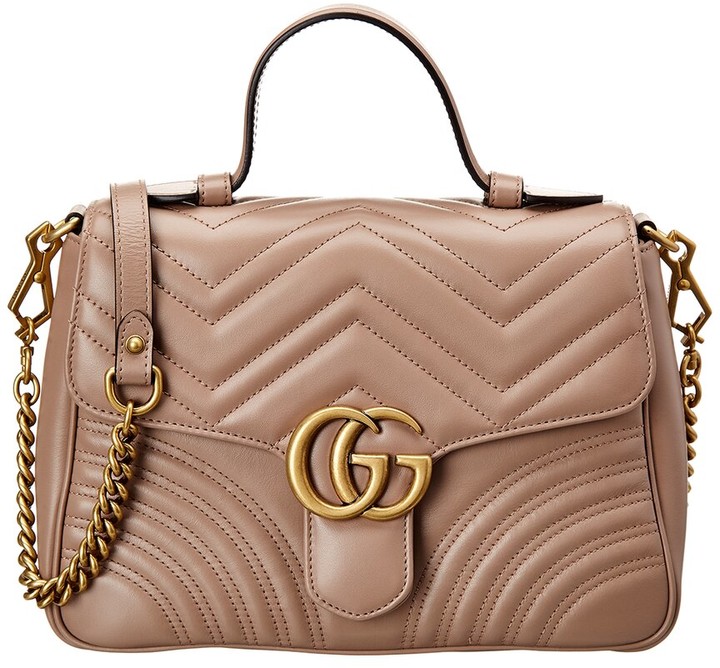 Gucci Gg Marmont Small Matelasse Leather Top Handle Satchel ShopStyle