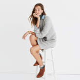 Thumbnail for your product : Madewell Button-Back Sweater-Dress in Donegal Grey