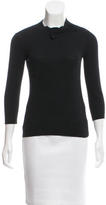 Thumbnail for your product : Kate Spade Wool Bow-Accented Top