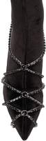Thumbnail for your product : Sonia Rykiel rhinestone chain thigh boots