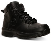 nike black leather shoes mens