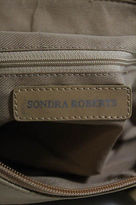 Thumbnail for your product : Sondra Roberts Beige Leather Abstract Print Double Strap Shoulder Bag