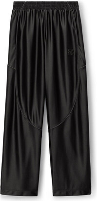 Alexander Wang Track Pants In Satin Faille Jersey - ShopStyle
