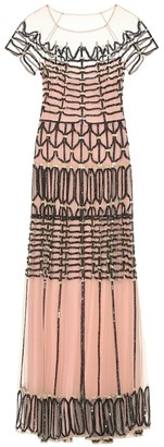 Temperley London Clio embellished tulle dress