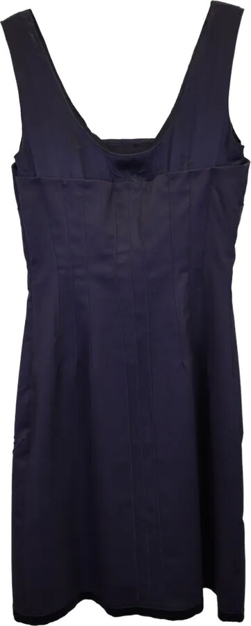 Philosophy Di Alberta Ferretti Vintage Sleeveless Pleated Mini Dress