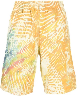 adidas yellow shorts mens