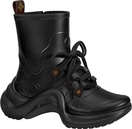 Louis Vuitton Patent Leather Sock Boots - ShopStyle