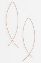 Thumbnail for your product : Jules Smith Designs 14k Rose Gold Plated Wire Earrings