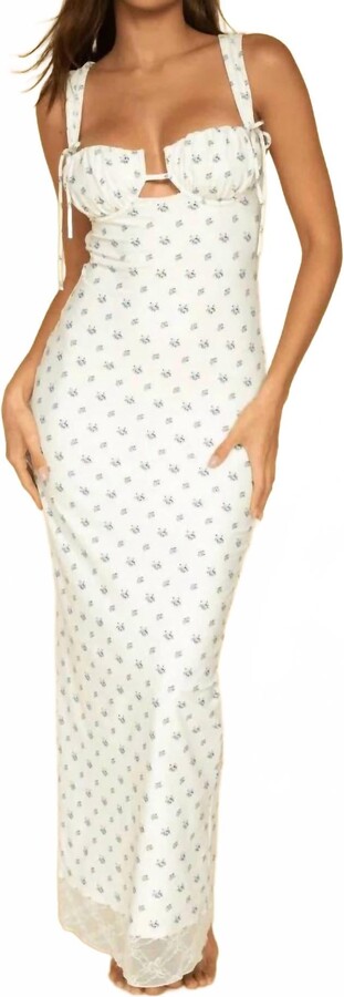 Montce Swim Heidi Petal Dress In Cream