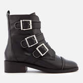 Thumbnail for your product : Carvela Women's Sparse Leather Buckle Biker Boots