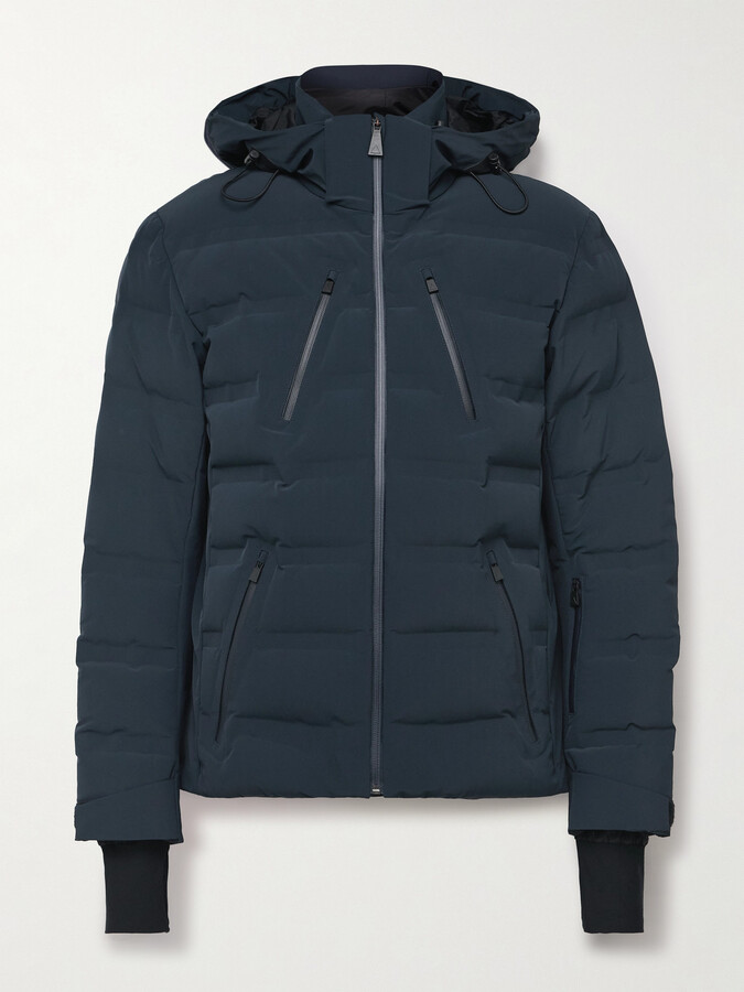Aztech Mountain Nuke Suit Quilted Hooded Down Ski Jacket