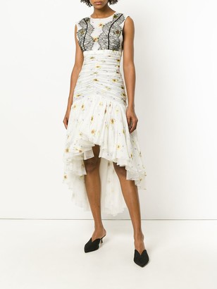 Giambattista Valli Floral Lace-Detail Dress
