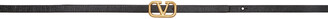 Valentino Garavani Reversible Black & Red VLogo Belt