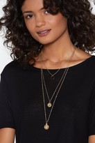 Thumbnail for your product : Nasty Gal Womens Dainty Layered Chain Necklace - Metallics - One Size