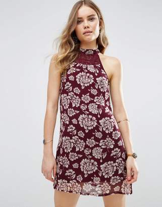 Band of Gypsies Vintage Style Floral Festival Shift Dress