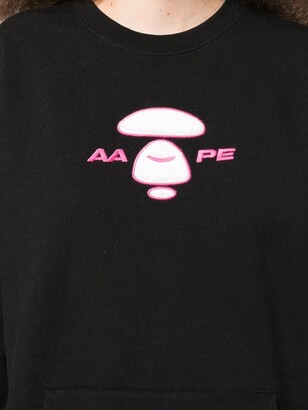AAPE BY *A BATHING APE® Logo-Print Sweatshirt