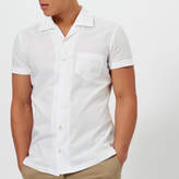 Thumbnail for your product : BOSS ORANGE Men's Esalsa Cuban Collar Short Sleeve Shirt