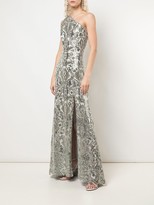 Thumbnail for your product : Tadashi Shoji One-Shoulder Embellished Gown