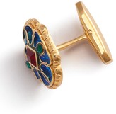 Thumbnail for your product : Dolce & Gabbana Enamelled Flowers Cufflinks