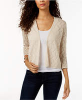 Thumbnail for your product : Charter Club Cropped 3/4-Sleeve Cardigan, Created for Macy's