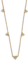 Thumbnail for your product : Jacquie Aiche Diamond & 14K Yellow Gold Cluster Station Necklace