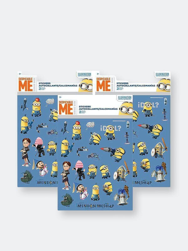 Despicable Me Despicable Me Foldover Sticker Sheets 3 Packs of 2 Sheets ...