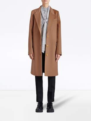 Burberry tailored single-breasted coat