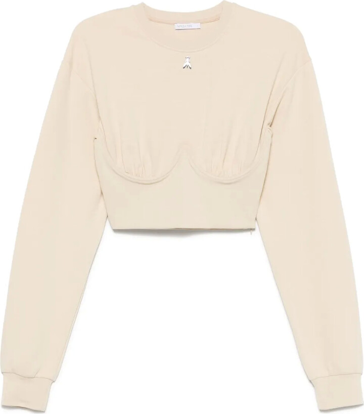 Patrizia Pepe Cropped Sweatshirt